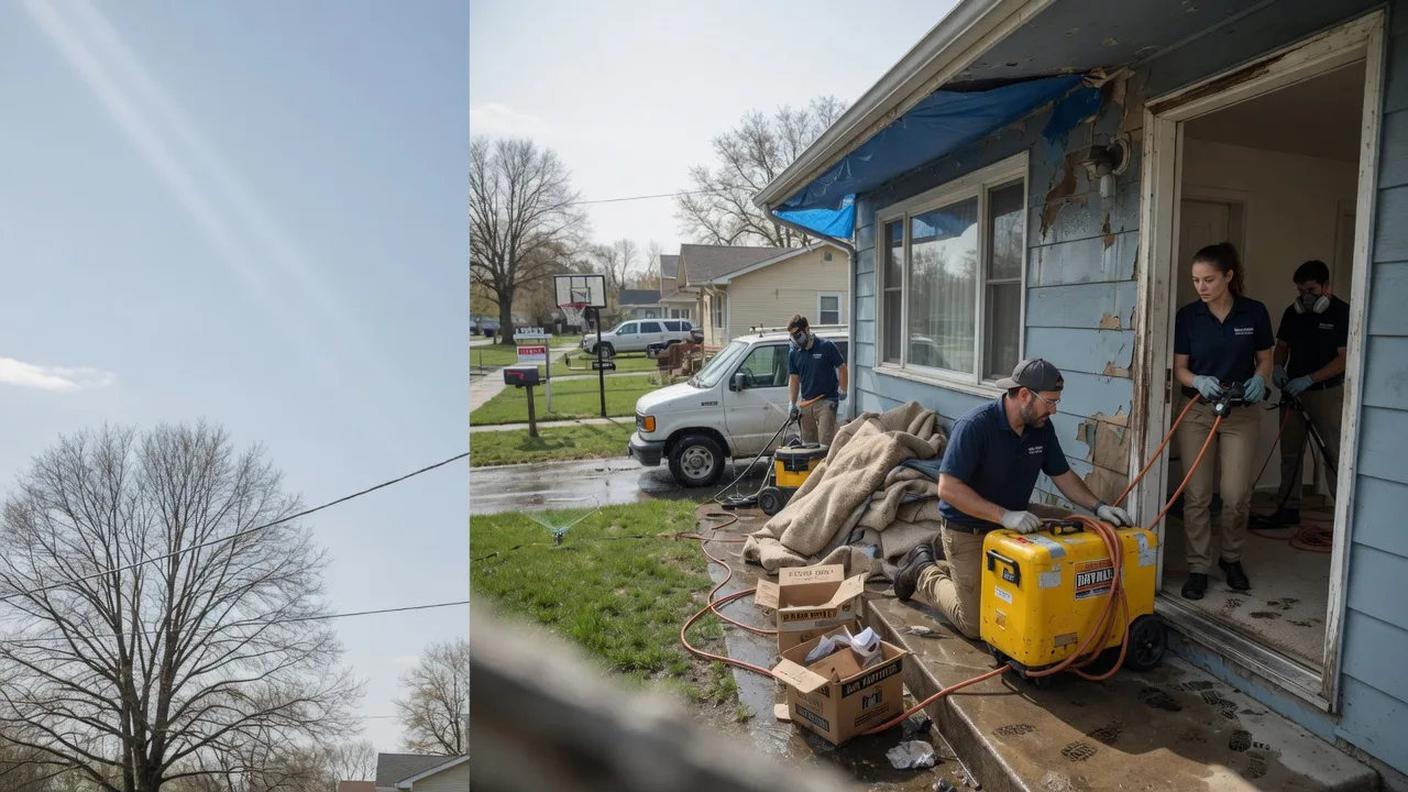 Basement Flood Cleanup in Hicksville, OH near me